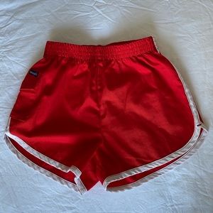 Vintage red Wrangler shorts